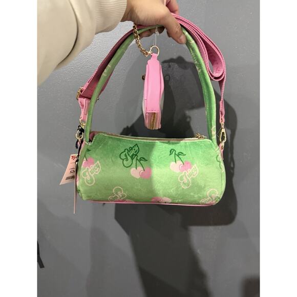 Viral Retro Juicy Couture Cherry Shoulder Bag - Green Multi - Picture 3 of 3